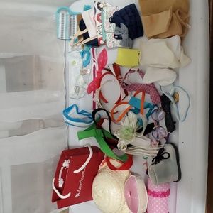 American Girl Lot of Accessories.  Some AG, Some not.  May be a few rare items!